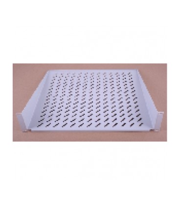 Полиця консольна 19' 2U 400мм, сіра