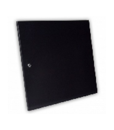 Двері суцільнометалеві 12U до шаф MGSWA, чорна