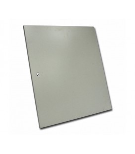 Двері суцільнометалеві 15U до шаф MGSWA, сіра