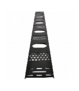 Вертикальний кабельний організатор 24U до шаф MGSE, (ширина 120 мм)