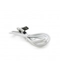 Кабель iKAKU KSC-028 JINDIAN charging data cable for iphone, Silver, длина 1м, 2.4A, BOX