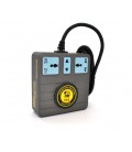 Зарядная станция с цифровой индикацией MECHANIC S-Power, 3*PD3.1-100W, QC3.0-15W, USB-A. Wireless Charging, 3*Socket, 220V/135W.