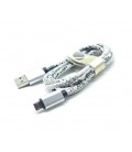 Кабель ALIGATOR USB для Iphone 5/5s/5C - Ipad 4 1M, White, Blister