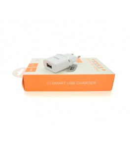 СЗУ 110-240V HOCO C11, 1xUSB, 1A, White, Blister-box