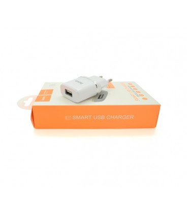 СЗУ 110-240V HOCO C11, 1xUSB, 1A, White, Blister-box
