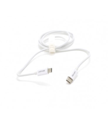 Кабель Lenyes LC701, Type-C-Micro, 2.4A, White, длина 1м, BOX