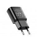 СЗУ 110-240V HOCO C88A, 2xUSB, 2.4A, Black, Box