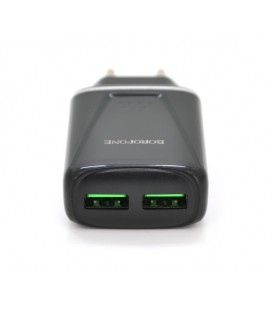 СЗУ BOROFONE BA54A 18W 2xUSB, 3A, Black, Box