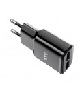 Набор СЗУ 110-240V HOCO C88A + кабель Lighting, 2xUSB, 2.4A, кабель 1м, Black, Box