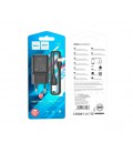 Набор СЗУ 110-240V HOCO C96A+ кабель Lighting, 1xUSB, 2.1A, кабель 1м, Black, Blister