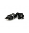 Набор СЗУ 110-240V HOCO C12 + кабель Lighting, 1xUSB, 2.4A, кабель 1м, Black, Blister