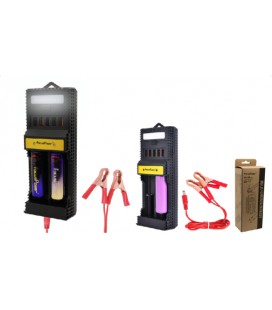 Портативный HUB ZS-12/5 с крокодилами на 5*USB2.0 (3А-5A), 2ячейки-АА, led, питание 12В, Black, Box