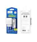 Набор СЗУ 110-240V HOCO C73A+ кабель Micro, 2xUSB, 2.4A, кабель 1м, White, Blister