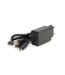 Набор BOROFONE BA68A СЗУ 1xUSB+ кабель Micro, 2.1A, 1м, Black, Blister-box