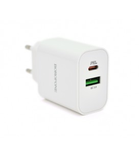 СЗУ BOROFONE BA55A PD20W Type-C+USB, 3A, White, Box