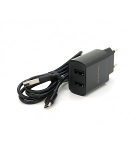 Набор BOROFONE BA53A СЗУ 1xUSB+ кабель Micro, 2.1A, 1м, Black, Blister-box