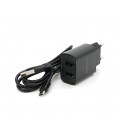 Набор BOROFONE BA53A СЗУ 1xUSB+ кабель Micro, 2.1A, 1м, Black, Blister-box