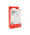 Набор BOROFONE BA37A СЗУ 2xUSB+ кабель Micro, 2.4A, 1м, White, Box