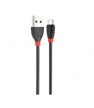 Кабель Hoco X27 Excellent, Micro-USB, 2.4A, Black, длина 1,2м, BOX