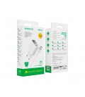 Набор BOROFONE BA58A СЗУ 2xUSB, LED + кабель Type-C, 2.4A, 1м, White, Box