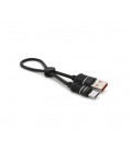 Кабель iKAKU KSC-351 XUNDIAN series for TYPE-C, Black, длина 0,25м, 5А, BOX