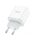 СЗУ 110-240V HOCO C104A 1xUSB-C, PD20W, White, Box