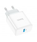 СЗУ 110-240V HOCO C104A 1xUSB-C, PD20W, White, Box