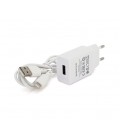 Набор BOROFONE BA68A СЗУ 1xUSB+ кабель Lighting, 2.1A, 1м, White, Blister