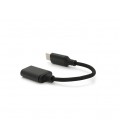 Переходник KIN KY-242 USB2.0(AF) OTG - Type-C(M), 0.15m, Black, Box