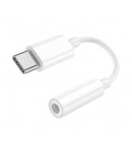 Кабель-переходник HOCO LS35 Jack 3.5mm(F) &gt, Type-C(M), 0.1м, White, Box