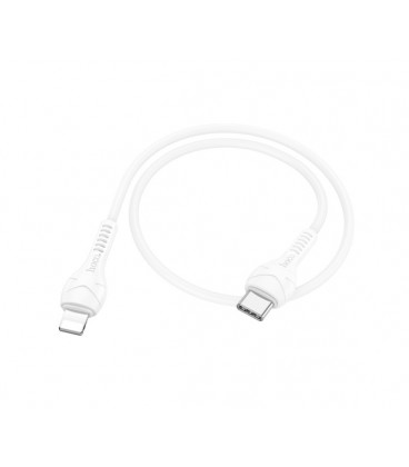 Кабель Hoco X37, Type-C-Lighting, 27W, White, длина 0.5м, BOX