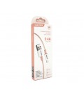 Кабель iKAKU KSC-723 GAOFEI smart charging cable for iphone, Pink, длина 1м, 2.4A, BOX