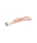 Кабель iKAKU KSC-723 GAOFEI smart charging cable for iphone, Pink, длина 1м, 2.4A, BOX