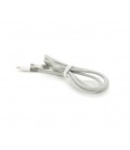 Кабель iKAKU KSC-723 GAOFEI smart charging cable for iphone, Gray, длина 1м, 2.4A, BOX