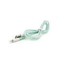 Кабель iKAKU KSC-723 GAOFEI smart charging cable for iphone, Green, длина 1м, 2.4A, BOX
