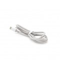 Кабель iKAKU KSC-723 GAOFEI PD20W smart fast charging cable (Type-C to Lightning), Silver, длина 1м, BOX