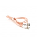 Кабель iKAKU KSC-723 GAOFEI PD20W smart fast charging cable (Type-C to Lightning), Pink, длина 1м, BOX