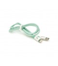 Кабель iKAKU KSC-723 GAOFEI PD20W smart fast charging cable (Type-C to Lightning), Green, длина 1м, BOX