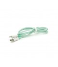 Кабель iKAKU KSC-723 GAOFEI PD20W smart fast charging cable (Type-C to Lightning), Green, длина 1м, BOX