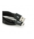 Кабель iKAKU KSC-698 XIANGSU Smart fast charging data cable for micro, Black, длина 2м, BOX