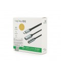 Переходник VEGGIEG TC-208 Type-C(M) &gt, Jack 3.5mm(F)+Type-C(F), 5см, Silver/Black, Пакет