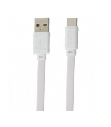 Кабель Hoco X5 Bamboo, Type-C-USB, 2.4A, White, длина 1м, BOX