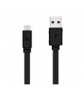 Кабель Hoco X5 Bamboo, Type-C-USB, 2.4A, Black, длина 1м, BOX