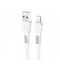 Кабель Hoco X40, Lightning-USB, White, длина 1,2м, BOX