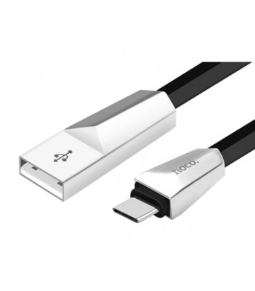 Кабель Hoco X4, Type-C-USB, 2.4A, Black, длина 1.20м, BOX
