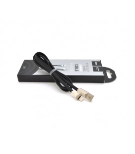 Кабель Hoco X4, Lightning-USB, 2.4A, Black, длина 1.2м, BOX