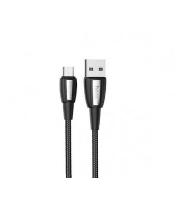 Кабель Hoco X39, Type-C-USB, 2.4A, Black, длина 1м, BOX