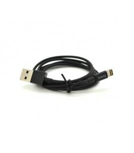 Кабель Hoco X23 Skilled, Lightning-USB, Black, длина 1м, BOX