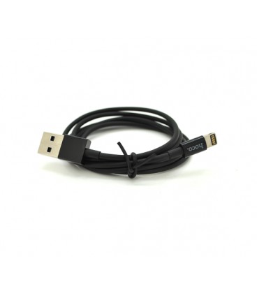 Кабель Hoco X23 Skilled, Lightning-USB, Black, длина 1м, BOX