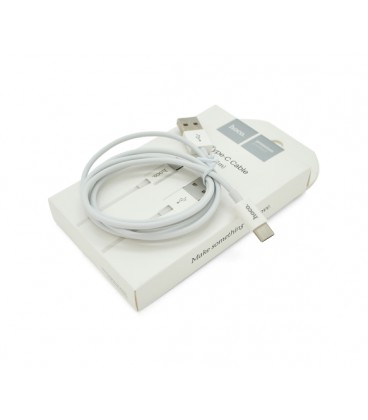Кабель Hoco X23, Type-C-USB, 2.4A, White, длина 1м, BOX